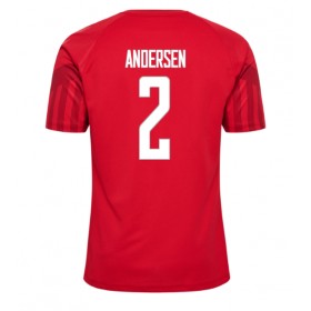 Jalkapallo Pelipaidat/Peliasut Tanska Joachim Andersen 2 Kotipelipaita Mm-Kisat 2022